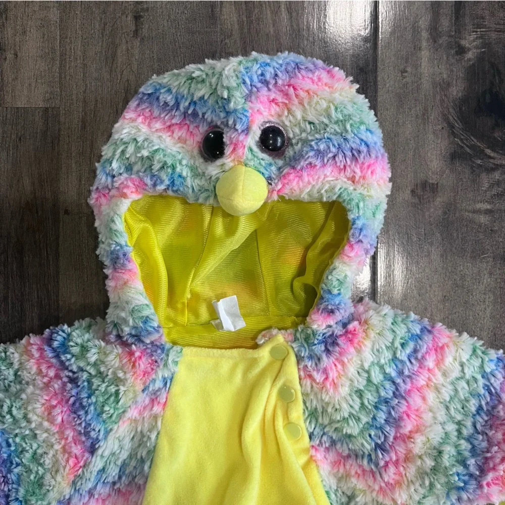 Baby Ostrich Halloween Costume Plush Hooded Pullover - 6 - 12 Months